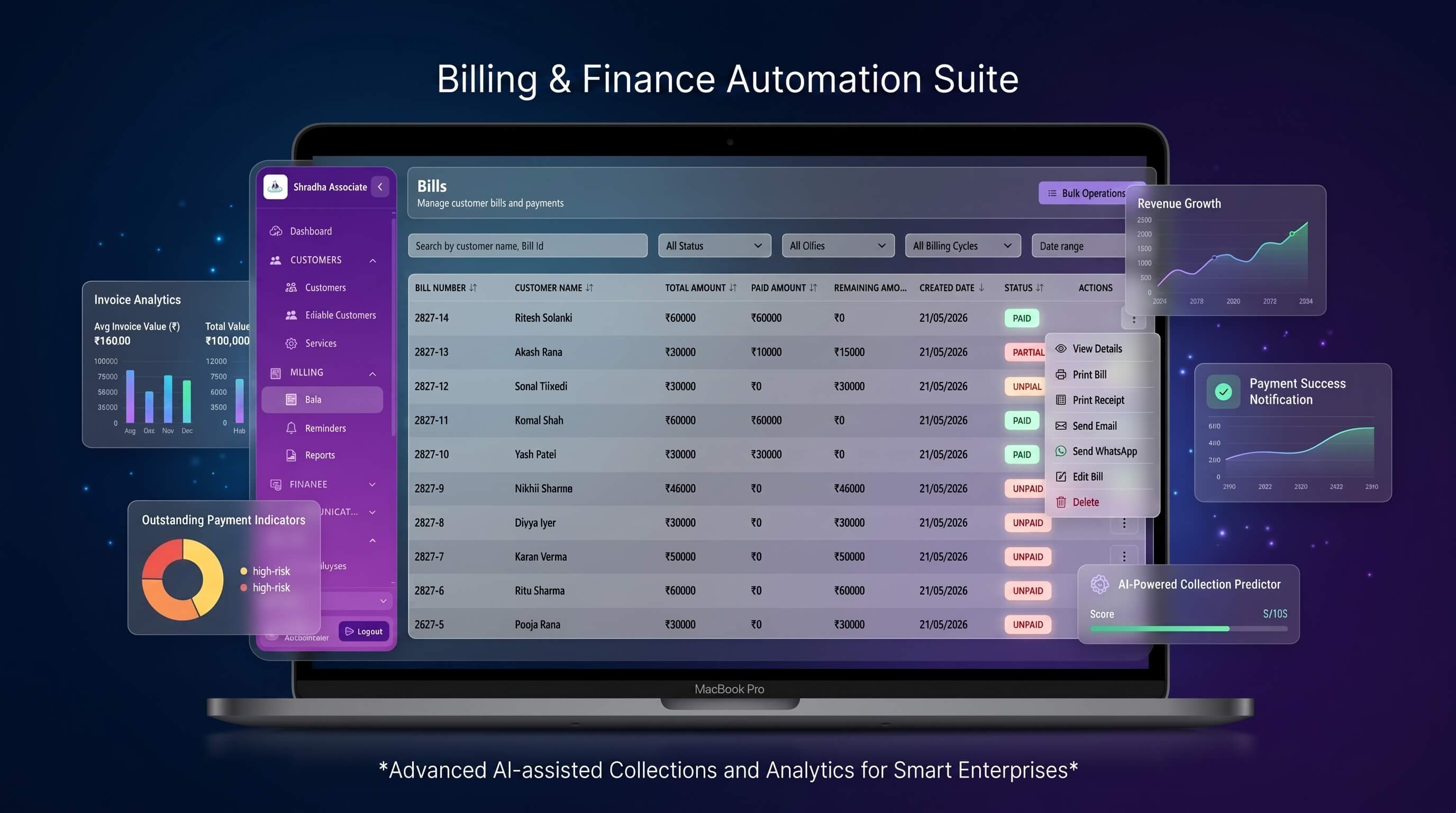 Billing Mockup